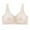 Beige, variant on Plus Size Sport Bras for Women Bras Push Up Solid Stretch Bralettes Wide Straps Breathable Comfortable Underwear