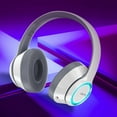 thumbnail image 4 of ZFYXGS Bluetooth Headphones, Wireless Headphones with Noise Cancelling Hight Sound Quality Waterproof Foldable LED Light, Over-ear Headphones Wireless for Home Office Cellphone PC, 4 of 6