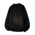 thumbnail image 4 of Shirt for Men Casual Big and Tall Long Sleeve Solid Color Round Neck Blouse, 4 of 4