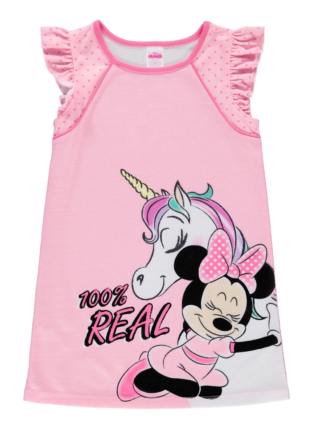 Genuine Disney Minnie Mouse What/'s Not to Love Pink Girls Fashion Tee free ship