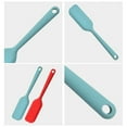 thumbnail image 5 of Silicone Spatula, Small Rubber Spoon Spatula Heat Resistant Seamless One Piece Design Non-Stick Spoonula Flexible Scrapers Baking Mixing Tool(10.91" x 1.97"), 5 of 8