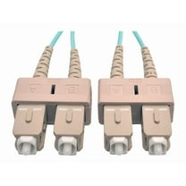 Tripp Lite 3M 10Gb Duplex Multimode 50/125 OM3 LSZH Fiber Optic Patch Cable SC/SC Aqua 10' 10ft 3 Meter - SC Male - SC Male - 9.84ft