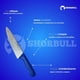 thumbnail image 5 of Cuchillo Chef 8 pulgadas Shorbull Acero Inoxidable Mango Ergonómico Color Azul, 5 of 8