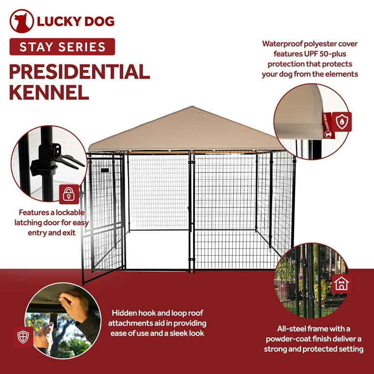Lucky dog kennel 10x10 hotsell