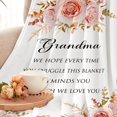 thumbnail image 6 of Grandma Gifts Blanket, Birthday Gifts for Grandma, Great Grandma Birthday Gifts, Grandma Gifts from Grandkids, Soft Flannel I Love You Grandma Throw Blanket 60" x 50", 6 of 6