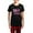 With Red Plaid Pant, variant on CafePress - 50 & Fabulous Women's Dark Pajamas - Women's Short Sleeve Print T-Shirt and Pants Dark Cotton Pajama Set
