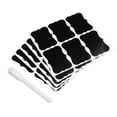 thumbnail image 1 of Unique Bargains 1.7x2.7 Inch Refrigerator Food Storage Sticker with Marker Pen Chalkboard Labels, Black 72 Pack, 1 of 5