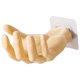 thumbnail image 5 of Percha para gorras con forma de mano, limpia y ordenada, práctica, con clip para colgar en la pared. Beige, 5 of 9
