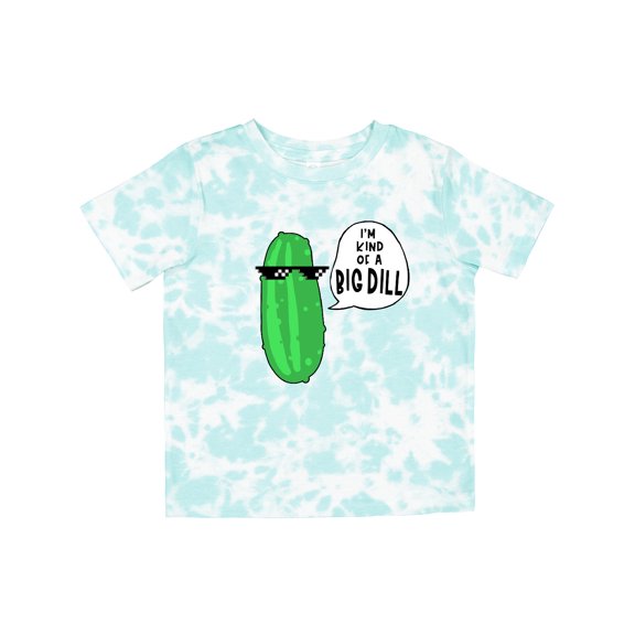 Inktastic I'm Kind of a Big Dill Pickle with Sunglasses Boys or Girls Toddler T-Shirt