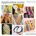 thumbnail image 4 of 80G 8 Colors Handmade Polymer Clay Beads Column Mixed Color 5x3.5~7mm Hole: 1.8mm 10g/color for DIY, 4 of 7