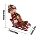 thumbnail image 4 of Ganfancp Decoraciones Navideñas Carritos Trineo Muñecos de Nieve Postura Sentada Muñecas Decoraciones Navideñas para El Hogar Juguetes Infantiles Regalos para La Familia Amigos y Niños Ofertas Flash, 4 of 6