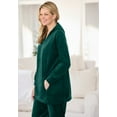 thumbnail image 3 of Woman Within Plus Size Velour Hoodie Sweatshirt, 3 of 3