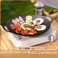 thumbnail image 2 of Japanese-Style Smokeless Electric Griddle: 38cm Non-Stick Iron BBQ Plate for Indoor/Outdoor Use, Versatile Sizes Available (28cm-38cm), Ideal for Healthy Grilling with Easy Cleanup, 2 of 6