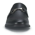 thumbnail image 3 of Ferro Aldo Daxon MFA19708 Moc-Toe Penny Loafers with decorative Buckle (Leather), in Black, Men's Size 13, 3 of 8