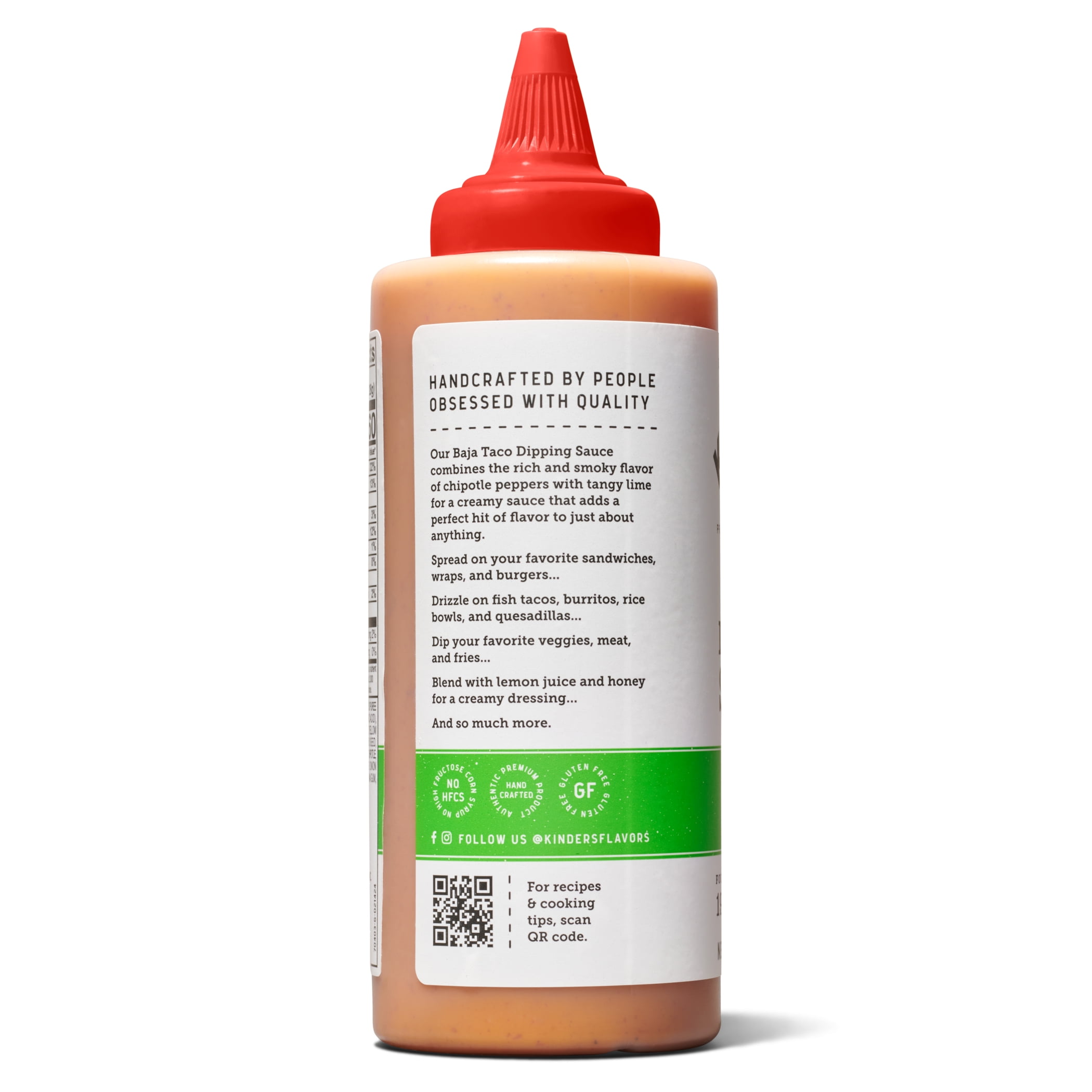 Kinder's Baja Taco Dipping Sauce, 12.6 oz