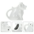 thumbnail image 3 of Animal Shaped Ceramic Cup Coffee Frothing Jug with Cow Design for Serving Beverages, Latte Art, and Table Decoration, 3 of 5