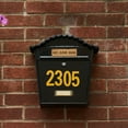 thumbnail image 5 of 12 Sheets  Self-adhesive Mailbox Number Outside Reflective Number Sticker Decal, 5 of 6