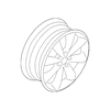Genuine OE Mini Wheel, Alloy - 36-11-6-859-617