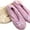 Purple/Beige, variant on Roxoni Women's Terry Classic Cotton & Velour Ballerina Slippers Pack of 2 - Grey/Pink - 8.5-9