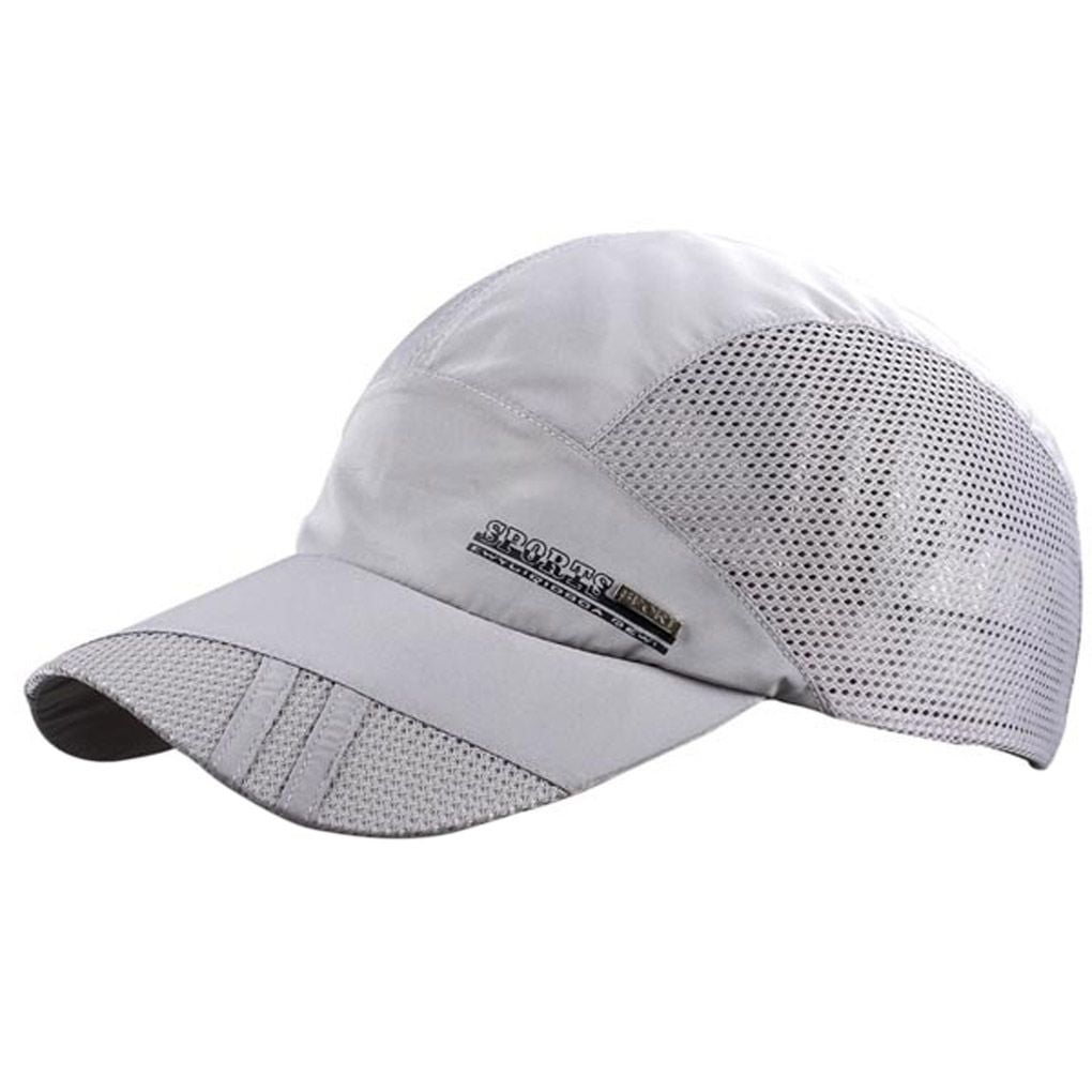 Geweyeeli Summer Breathable Mesh Baseball Cap Sport Quick Drying Hats