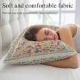 thumbnail image 5 of Boho Beige Flowers Pillow Covers 16"x24", Spring Abstract Watercolor Floral Leaf Soft Brushed Microfiber Breathable Throw Pillow Covers, Decorative Pillowcase with Zipper for Couch Sofa Bedroom, 5 of 9