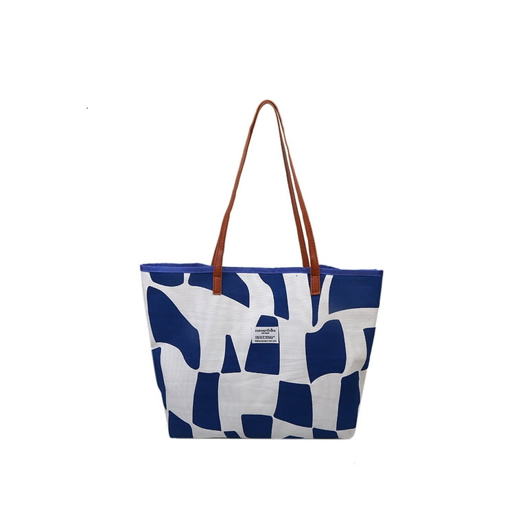 Fashion Geometric Pattern Large Capacity Tote Bag For Women Travel Handbag