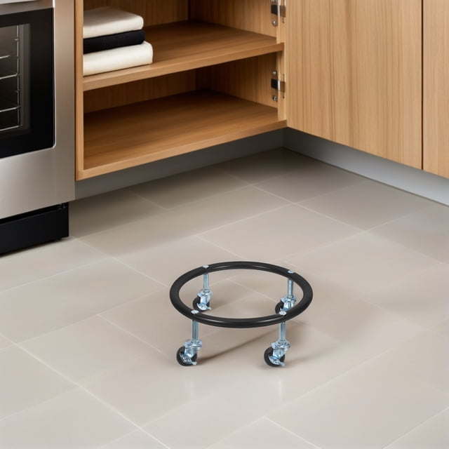 UPOUART Base Para De Gas Propano Con Soporte Negro De Acero Inoxidable Y Con