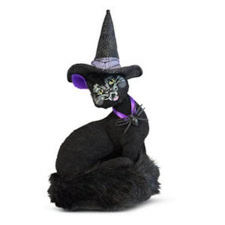 Annalee Dolls 2019 Halloween 8in Hocus Pocus Black Cat Plush New with