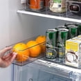 thumbnail image 6 of Starsish Set of 5 Refrigerator Organizer Bin Clear Plastic Stackable Fridge Freezer Storage Container for Pantry Kitchen Cabinet Organization and Storage, 6 of 10