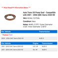 thumbnail image 2 of Auto Trans Pump Seal - Compatible with 2001 - 2006 GMC Sierra 2500 HD 2002 2003 2004 2005, 2 of 2