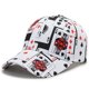 thumbnail image 2 of New arrive poker Letters print Baseball Caps for men women cotton Casual sport Snapback cap hat fashion Hip Hop CapsAdjustable He Qiyong unisex, 2 of 2