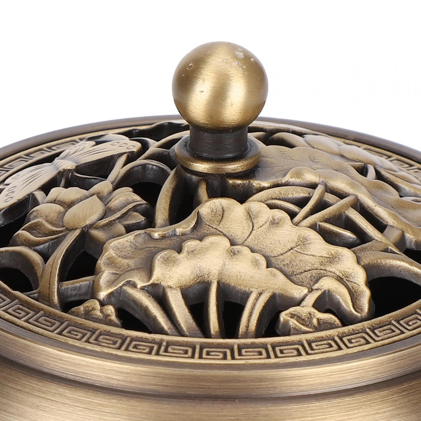 Garosa Stick Brass Incense Burner,Brass Incense Burner Alloy Metal