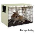thumbnail image 7 of Ranliy Dog Crate Cover Heavy Duty Oxford Fabric Pet Kennel Sunshade Universal Fit for Wire Cage with Pockets and Mesh Window, 7 of 7