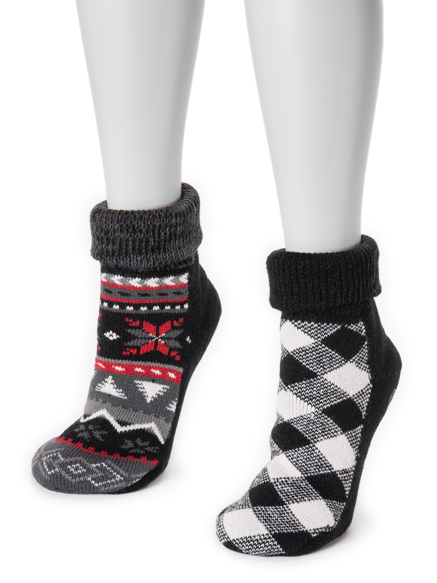 Heat Retainer Thermal Insulated Socks – Tagged Slipper Socks– MUK LUKS