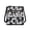 Black White Cat, variant on Women's Red Blue Flame Pattern Crossbody Bag Leather Bucket Bag for Lady Fashion Tote Handbag with Zipper Pockets Double Layer Cell Phone Bag