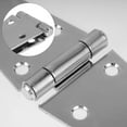thumbnail image 2 of HINTRMENT 2Pcs Metal Gate Hinges Silver Heavy Duty Use for Garage and Closet, 2 of 6