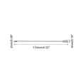 thumbnail image 2 of Uxcell Metal Cocktail Toothpicks Cylinder Drink Picks Cocktail Skewers 5Pack(Silver), 2 of 8