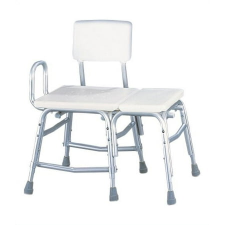 Drive Medical (a) Bariatric Transfer Bench 600 Lb. Capacity-White