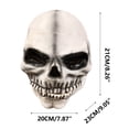 thumbnail image 3 of Xihbxyly Máscara de Calavera de Halloween, Diseño Fantasma Realista, Alta Elasticidad y Comodidad, Protección para Deportes Al Aire Libre, Accesorio de Cosplay y Fiesta, para Hombre y Mujer, Fácil de, 3 of 5
