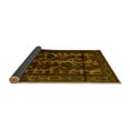 thumbnail image 2 of Ahgly Company Indoor Square Persian Yellow Traditional Area Rugs, 7' Square, 2 of 4