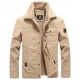 thumbnail image 4 of Chaqueta de algodón de invierno para hombre, chaqueta cálida con cuello grueso y forro de lana para mediana edad y jóvenes, chaqueta de algodón grande y suelta, 4 of 6