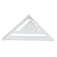 thumbnail image 1 of Woodworking Square Protractor, Carpentry Triangle Ruler Aluminum Alloy  for Engineer Carpenter Black,Silver,Blue, 1 of 7