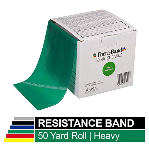 Free Shipping ! Thera-Band Exercise Band 50 Yard Heavy-Green 