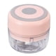 thumbnail image 2 of Mini picadora eléctrica duradera de 100 ml de capacidad, picadora rápida, portátil, para utensilios de cocina, color rosa, 2 of 14