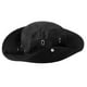 thumbnail image 2 of Sombrero para el sol, sombrero de pescador, protección solar, cómodo, gorra de pesca occidental, ala ancha para Negro, 2 of 9