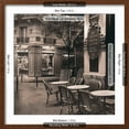 thumbnail image 4 of Art.com CafÃ©, Montmartre Photographic Print by Alan Blaustein, Brown Frame Wall Art, 21" x 21", 4 of 4