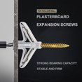 thumbnail image 3 of OUNONA 200Set Drywall Anchor Kit Plastic for Drywall Light Grey for Handyman, 3 of 5