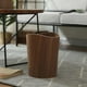 thumbnail image 3 of Cubo de basura de madera maciza de 9 litros, sin tapa, para uso doméstico, decorativo para cocina. madera 1 ola, 3 of 8