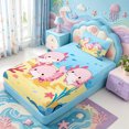 thumbnail image 2 of Manfei Magical Animal Twin Fitted Sheet,Aquatic Amphibian Axolotl Print Bedding,2 Pieces,1 Fitted Sheet and 1 Pillowcase, 2 of 6