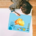 thumbnail image 2 of Kids Silicone Painting Pad | DIY Art Craft Mat with 14 Paint Wells & Brush Holder | Non-Slip, Heat-Resistant Surface | Scale Markings | Gift for Young Artists & Crafters, 2 of 5